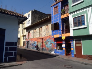 Colorful buildings in La Candelaria