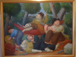 Painting by Fernando Botero