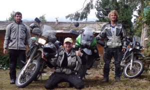 Nir, Martin, and I. My new bike in the middle. 